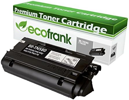 EcoFrank Compatible High Yield Toner Cartridge Replacement for Brother TN530 TN540 TN550 TN560 TN570 TN580 (Black, 1-Pack)