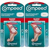 Compeed Blister Cushions, Extreme, 5 Pack of Medium Sizes (2 Count), Compeed Extreme Blister Cushions, Pads and Protects, Adhesive Bandage Sticks Like Second Skin, Prevents Rubbing, Pressure