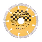 AUTOTOOLHOME 4.5" Diamond Blade Angle Grinder Dry Cutting Wheel Grinding Stone Brick Concrete Ceramic Tile Cut off Wheels Disc