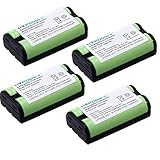 URPOWERÂ® 4 Pack 1600mAh Cordless Telephone Replacement Battery for Panasonic HHR-P546A Compatible for Vtech 2430 2431 2433 2460 2461 2467 2480 2481 2489 2621 2