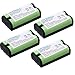 URPOWER® 4 Pack 1600mAh Cordless Telephone Replacement Battery for Panasonic HHR-P546A Compatible for Vtech 2430 2431 2433 2460 2461 2467 2480 2481 2489 2621 2