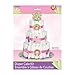 Girl Monkey Baby Shower Diaper Cake Kit, 25pc