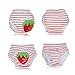 Baby Girls' Training Pants Reusable 5 Pack Toilet Training Underwear Nappy Panties Size 100 3T Large