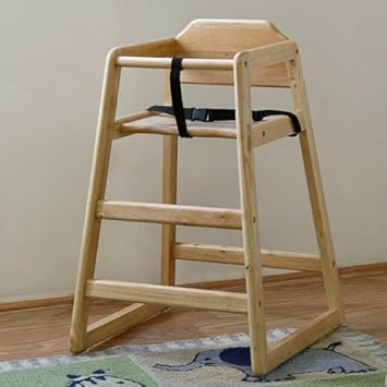 stackable wooden high chairs for restaurants