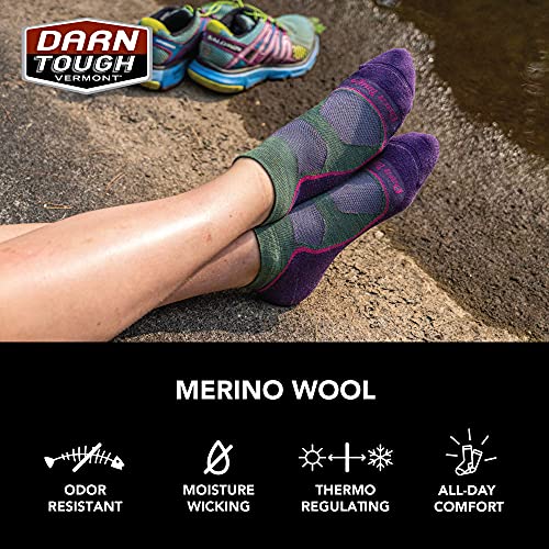 DARN TOUGH (Style 1958) Women's Hiker Hike/Trek Sock - Moss Heather, Medium