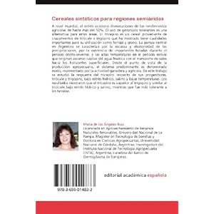 Cereales sintéticos para regiones semiáridas: Tolerancia a sequía, salinidad y heladas en tricepiro (Spanish Edition)