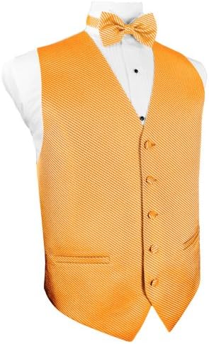 Tuxedo Vest - Venetian Collection Mandarin with Coordinating Bowtie (52-54 2xlarge)