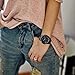 Handygear Sport Band Compatible Gear S3 Frontier Classic Galaxy Watch 46mm Smart Watch, 22mm Nylon Style Leather Sports Replacement Strap Samsung Gear S3 Frontier (S3 Canvas Black)
