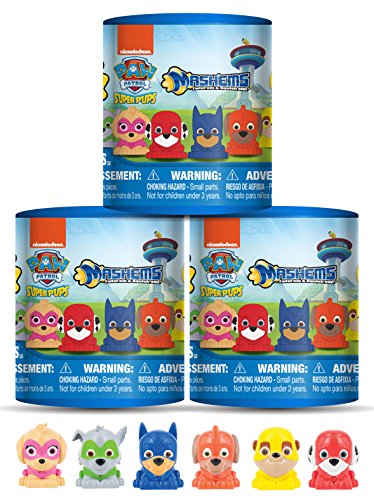 Mashems Mash'ems Paw Patrol Super Pups S3 (3 Pack), Multi