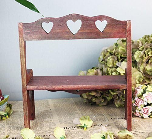 BJD Doll Furniture Outfit / For BJD / Wooden Chair / Mini Loving Heart Chair / Shoot Prop for BJD / Zakka Style