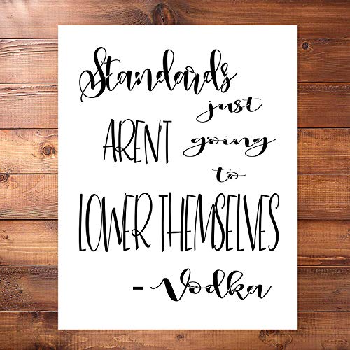 Bar Quotes and Sayings Art Prints Set of Four Photos 8x10 Unframed Great Gift for Drinking