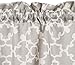 GoodGram Ultra Luxurious Grey Shabby 3 Piece Kitchen Curtain Tier & Valance Set By