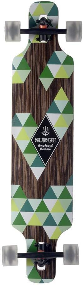 BACKFIRE Drop Through Longboard Black