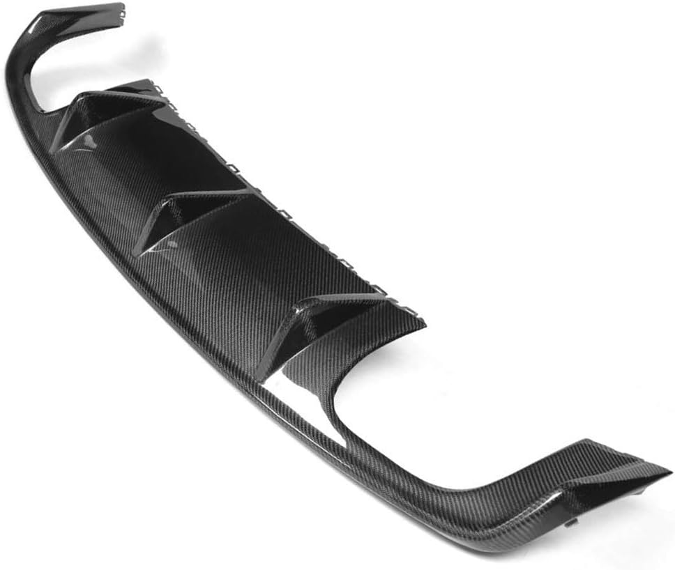 JC SPORTLINE fits Audi S3 Sedan 4 Door Bumper 2013-2016 Carbon Fiber Rear Bumper Lip Diffuser Factory High End Custom