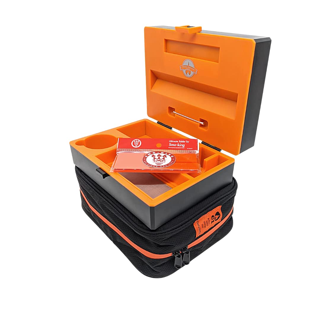 SMO x Cheeky One Large Rolling Storage Box Plus Exclusive C1 Carbon Activated Small Proof Storage Bag and Ultimate Tabler Bundle