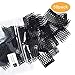 combs plastic clips convenient for hair full lace wigs cap accessories styling tools (black)