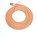 iPhone 6 Plus Cable Charger, 3 Pack 6ft F-color™ Heavy Duty Nylon Braided 8 pin Lightning to USB Data Sync Cable Apple Certified for iPhone 6 / 6 Plus / 5 / 5s / 5c, iPad, iPod – Orange 2 meter