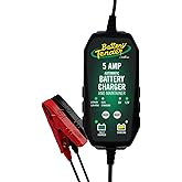 Battery Tender 5 AMP 12V Battery Charger and Maintainer - Automotive Smart Automatic Battery Charger for Cars SUVs and Trucks -Lead Acid, AGM, Gel, &amp; Lithium - 022-0186G-DL-WH