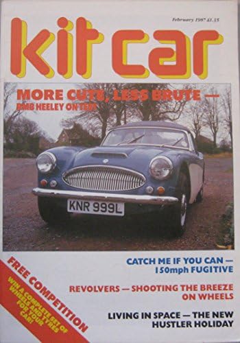Kit Car magazine 02/1987 featuring UVA F33, Marcos, Hustler, RMB