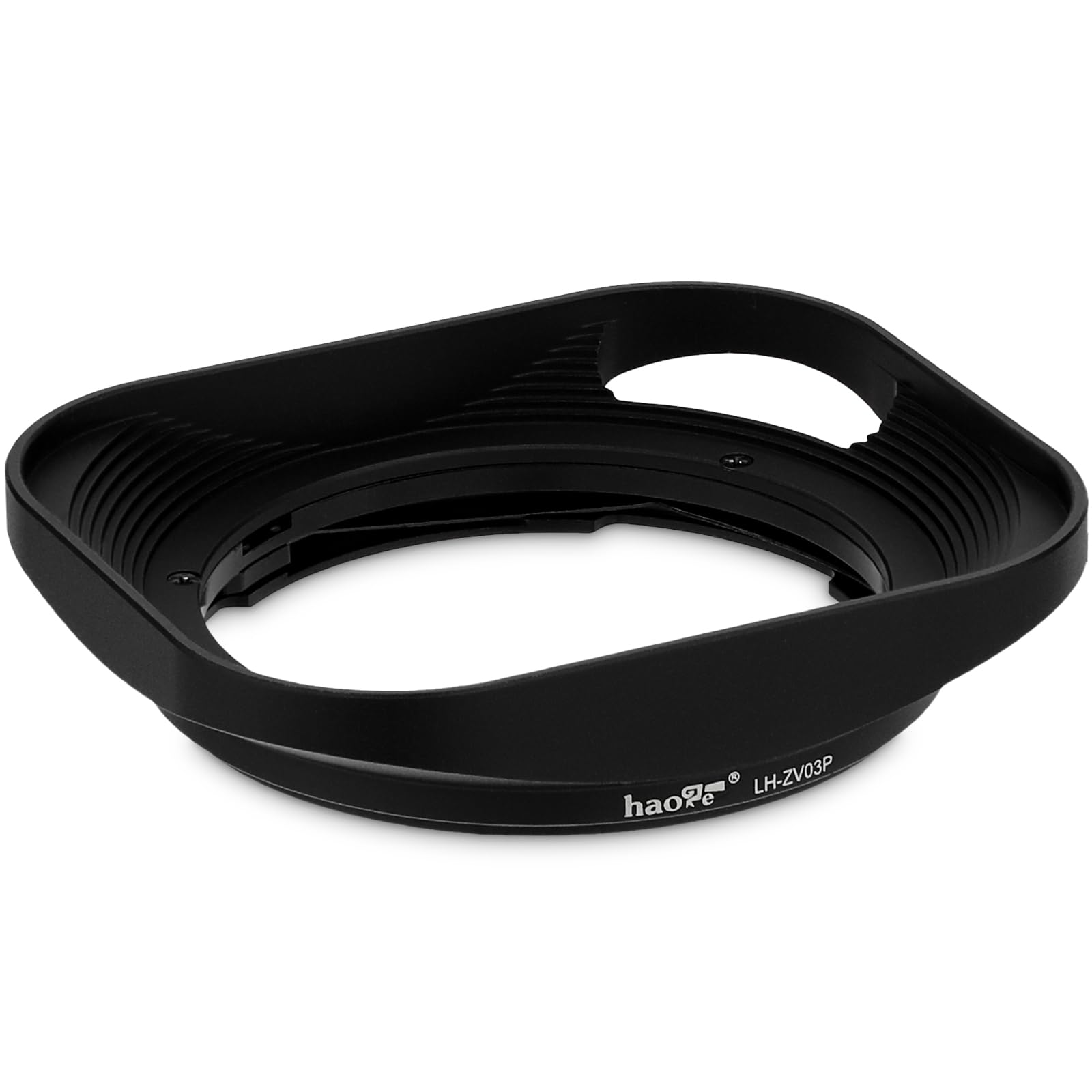 Haoge LH-ZV03P Bayonet Lens Hood for Carl Zeiss Distagon T 21mm f2.8 ZM, C Biogon T 4.5/21 21mm f4.5 ZM, 2.8/25 25mm f2.8 ZM, 2.8/28 28mm f2.8 ZM, C Sonnar T 1.5/50 50mm f1.5 ZM Hollow Out Designed