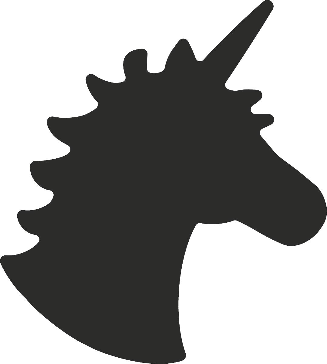 Heyda 203687466 Decorative Punch Small Design Approximately 1.7 cm Unicorn Design