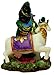 Beautiful Lord Krishna Playing Flute with Cow Statue 2.5
