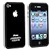 Leegoal(TM) White and Black Premium Bumper Case for Apple iPhone 4