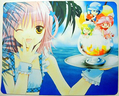 Shugo Chara mouse pad - Amu Hinamori serving a summer delight