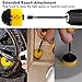 KNGUVTH 13 Piece Drill Brush Attachments Set, Power Scrubber Brush Cleaning Kit with Scrub Pads & Drill bit Extender - Cleaning Supplies for Bathroom, Grout, Floor, Tub, Tiles, Sinks, Kitchen, Car