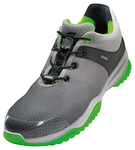 Uvex 84733 Frauen-Arbeitsschuh - Damen-Sicherheitsschuh - Grau-GrĂĽn - Gr 36