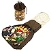 Abricay Maker Bag Set With Fabric Tray Innovation/Search Bags By Spilling Out Contents Using Easy Pick Up Design/Contains 2, Clear, Black, Drawstring Bags