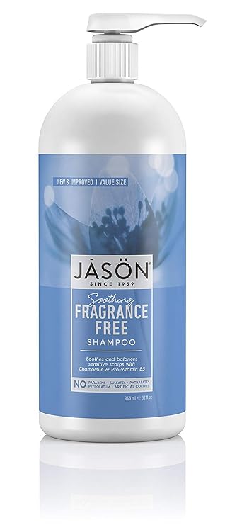 Amazon Com Jason Fragrance Free Shampoo 32 Fluid Ounce Hair Shampoos Beauty