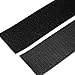 Strenco 2 Inch Self Adhesive Hook and Loop - 5 feet - Black Sticky Back Tape – Fastener
