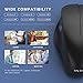 Wireless Mouse, Jelly Comb 2.4GHz Ergonomic Wireless Mouse, Optical Computer Mouse for Laptop Windows PC Desktop and More-MV021 (Black)
