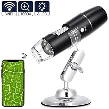Amazon.com: USB Digital Microscope 50X to 1000X, WiFi Wireless Digital