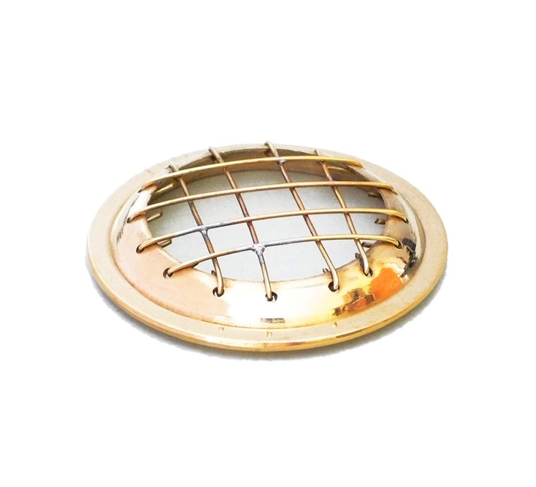 NKlaus Brass grid Ø 66mm for burning charcoal Replacement grid for incense resins Replacement screen for incense burner 4039