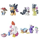 Pony Ma petite amitié, c'est une collection magique Pip Pinto Squeak & Scootaloo, Sweetie Belle & Appple Bloom, Pinkie Pie & Spike L'ensemble de figurines dragon