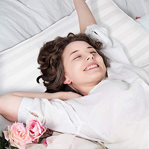 COZSINOOR Hotel Collection Pillows for Sleeping (2-Pack)- Luxury Down Alternative Pillow Breathable Premium Quality Cover Skin-Friendly (Queen Size)