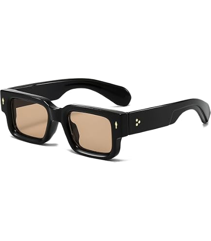 EYLRIM Square Frame Sunglasses for Women Men Trendy Chunky 