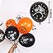 50 Pieces Halloween Latex Balloons, 12 Inch Pumpkin Bat Ghost Skull Specter Spider Web Balloons for Halloween Party Decorations, Trick or Treat Toys, School Classroom Game, Kids Hand Out