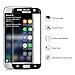 Wonshop Galaxy S7 Edge Screen Protector, 3D Tempered Glass with 9H Hardness Full Coverage Ultra HD Clear Anti-Bubble Scratch Proof Military Grade Screen Cover - Black