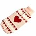 HP95(TM) Dog Clothes Pet Winter Woolen Sweater Knitwear Puppy Clothing Warm Love Heart High Collar Coat (XS)