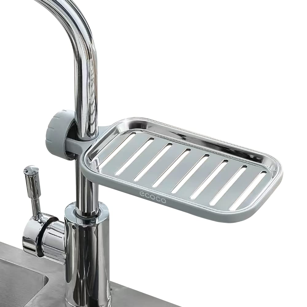 MHTECH Shower Shelf for Shampoo, Soap (No Drilling), Grey and Black (Combination ABS and Stainless Steel) (SLJ-DK-HS)