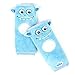 Nuby Car Seat StrapCovers 2 Pack, Blue Monster