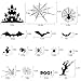 Halloween Window Clings Decoration Bats Spiders Weepa 102 Pcs Halloween Bat Spider Window Sticker Decorations Party Supplies
