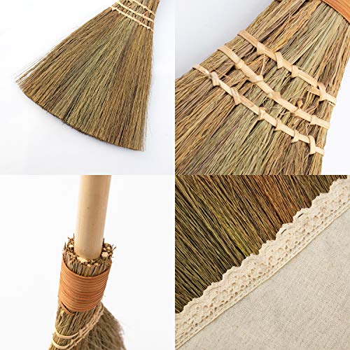 3 Natural+Whisk+Sweeping+Handle+Broom