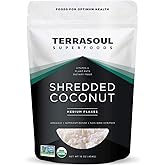 Terrasoul Superfoods Organic Coconut Flakes, 1 Lb - Medium Flakes | Unsweetened | Perfect for Baking