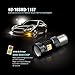 SiriusLED Super Bright White and Amber Switchback 3030 Chipset SMD LED Bulbs with Projector for Car Turn Signal Lights DRL 1157 2057 2357 7528 BAY15D P21/5W