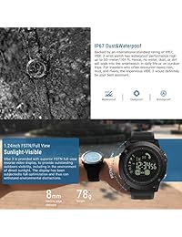 Zeblaze Vibe 3   Reloj inteligente con Bluetooth (610 mAh, batería inalámbrica, monitor de sueño, con IP67, impermeable, estándar para teléfonos y tabletas)