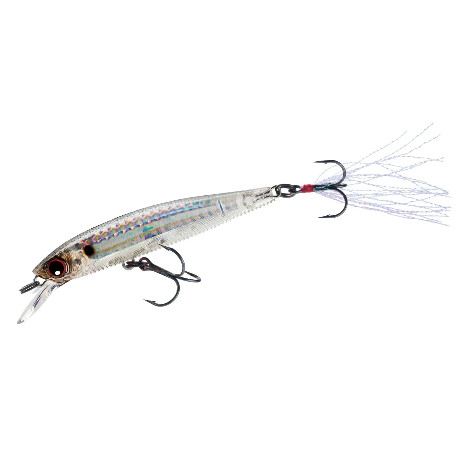 Yo-Zuri 3DB Jerkbait Suspending Lure, Prism Ghost Shad, 3 1/2-Inch